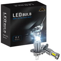 Ampoule LED 6000K 60 Watts 6000 Lumens H3 H4 Plug-and-Play Haute Luminosité en Aluminium pour Véhicules État Neuf