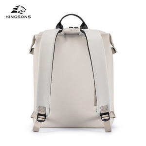 Kingsons Backpack 20-35L Waterproof Durable Laptop Sleeve Leisure Travel Backpack For Men Women Solid Color - Product Image 2