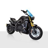 Moto électrique de style Diavel avec une autonomie de 300 km en une seule charge, idéale pour les longues distances et les voyages