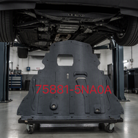 Protection inférieure du moteur de voiture noire, panneau de protection inférieur du moteur OE 75881-5NA0A pour Infiniti QX50