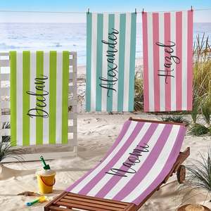 Venta directa de fábrica, calidad Hiah, impresión personalizada, toalla de algodón y poliéster sin arena, playa con logotipo, impresión personalizada - Product Image 3