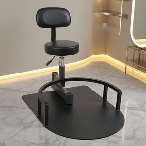 Nouvelle chaise de technicien tournante de barbier rotative professionnelle à 360 travaux lourds intégrés pour une utilisation en salle de coiffure - Product Image 4