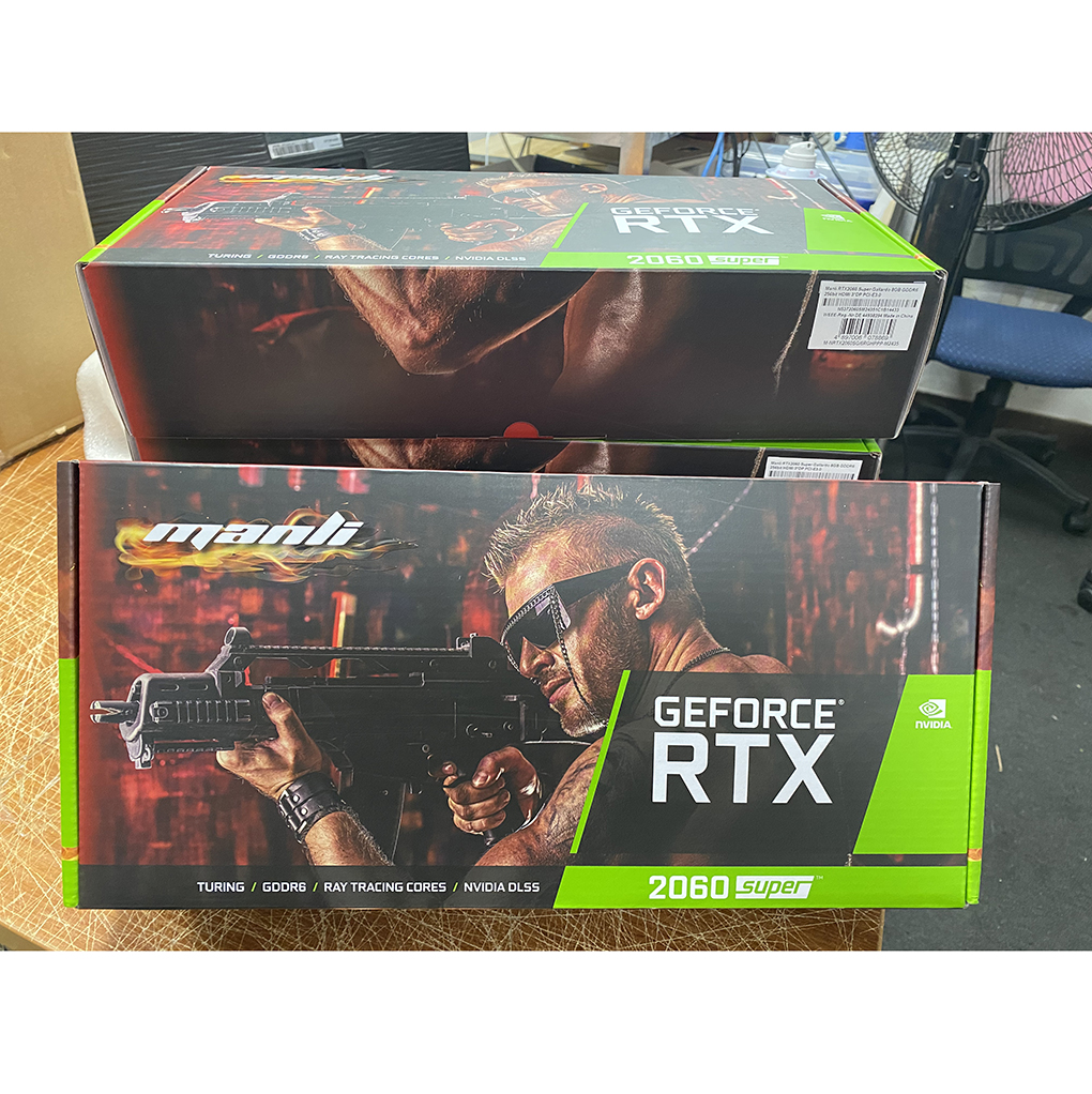 Manli geforce rtx2060sグラフィックカード8GB GDDR6ミニPC