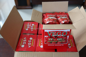 <span class=keywords><strong>Double</strong></span> concentré 28-30% pâte de <span class=keywords><strong>tomate</strong></span> 70g sauce tomates en sachet - Product Image 2