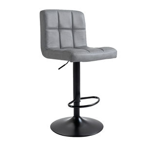 Chaise <span class=keywords><strong>de</strong></span> comptoir <span class=keywords><strong>de</strong></span> confiserie avec siège et dossier matelassés, commande <span class=keywords><strong>de</strong></span> levage pneumatique, fonction rotative, <span class=keywords><strong>tabouret</strong></span> <span class=keywords><strong>de</strong></span> <span class=keywords><strong>bar</strong></span> en métal - Product Image 3