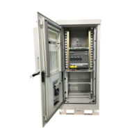 Gabinete Exterior Personalizado W-TEL Telecom, Caja de Control Exterior de Acero Inoxidable NEMA, 16U 18U 22U 27U, IP67, Impermeable y a Prueba de Polvo
