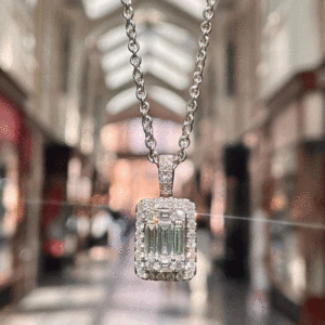 Collana con Ciondolo Quadrato per Donne, Stile Giapponese e Coreano, Catena alla Moda per Clavicola - Product Image 1