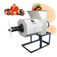 Semi-automatische palmolie-extractiemachine 500kg/u hoge productiviteit oliepers zaadolieverwerking