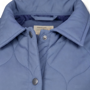 Veste matelassée vintage pour <span class=keywords><strong>femme</strong></span>, légère, boutonnée, style workwear, avec poches, pour l'automne et l'hiver - Product Image 5