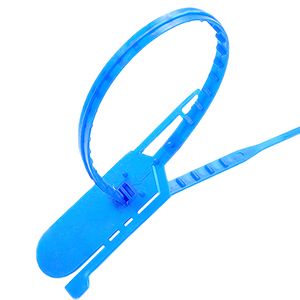Scellés en plastique ST8003 Étiquettes d'expédition Utilisation logistique Tear off Tie Self-Locking Zip Ties <span class=keywords><strong>Tags</strong></span> Étiquettes en plastique pour étiquettes d'expédition