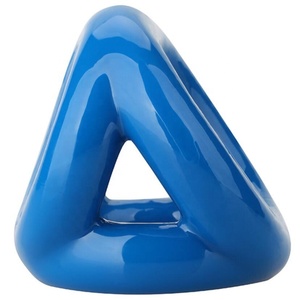 China juguetes sexuales para adultos TPR triple anillo pene Polla para hombres tiempo eyaculación - Product Image 5