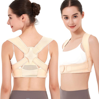 Correcteur de Posture Réglable Dos Épaule Colonne Vertébrale Soulagement de la Douleur Respirant Dos Orthèse Femmes Hommes Posture Correcteur