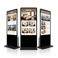Kiosque numérique intérieur sur pied sans écran tactile 43 50 55 65 pouces Android pour affichage numérique en restaurant
