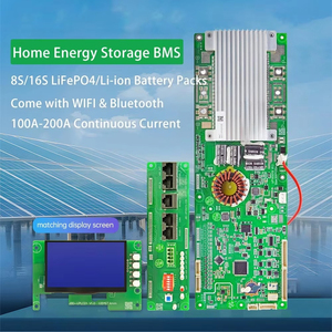 BMS Inteligente ESS 15S 16S 48V 100A 200A LiFePO4 Li-ion con WIFI CAN UART RS485 para Baterías de Almacenamiento de Energía - Product Image 2