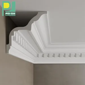 คุณภาพสูง3D ยิปซั่ม Cornice สำหรับตกแต่งภายในโดย L/c การชำระเงิน