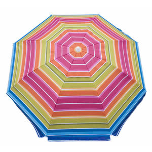 Sombrillas de Playa Personalizadas de Múltiples Tamaños con Función de Inclinación, Colores Mixtos y Rayas para la Arena - Product Image 3