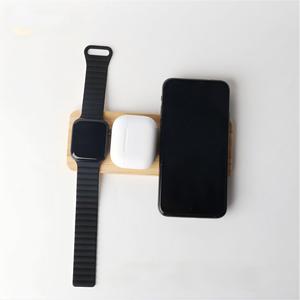<strong>2026</strong> New cross-border <strong>best</strong>-selling bamboo-wood strip mobile phone, <strong>headset</strong>, watch, wireless charging, three-in-one - Product Image 4