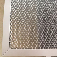 Rangka Paduan Aluminium Sarang Lebah Panel Fotokatalitik TiO2 Filter Ukuran Kustom Pemurnian Udara Pengolahan Gas Limbah Efisiensi 99%