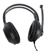 Auriculares de diadema universales con cable para juegos de Esports y oficina, con cancelación activa de ruido y control luminoso, ¡Gran oferta de fábrica!