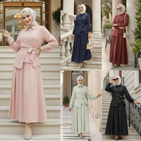 Ensemble musulman pour femme Yibaoli Factory Supply M382, jupe ample, style turc, tenue islamique modeste