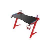 Bureau personnalisé de haute qualité PC Table lumière LED Rgb ordinateur bureau de jeu pour ordinateur à domicile Table de bureau