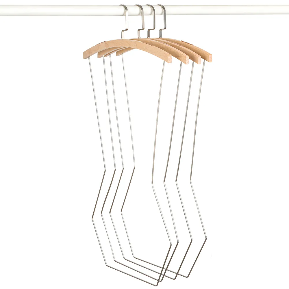 LINDON Wholesale Full Body Shape Metal Wood Swimwear Swimsuit Hanger For Lingerie Store