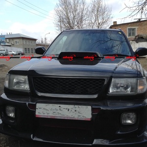 Kit de Carrocería Negro de FRP Estilo CWEST para Forester 5 Puertas 1998-2005 de Alta Calidad <span class=keywords><strong>Nuevo</strong></span> Atornillable Parachoques Delantero Faldones Laterales Traseros - Product Image 4