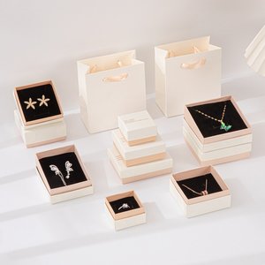 High Quality <b>Earrings</b> Bracelet Necklace Packaging Christmas Gifts Wedding Gift <b>Box</b> Paper Bag Jewelry Cardboard Boxes - Product Image 1