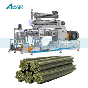 Nouvelle ligne de production automatique de friandises pour chiens en forme de flèche, moteur haute efficacité, machine à snacks fourrés pour des friandises saines pour chiens - Product Image 2