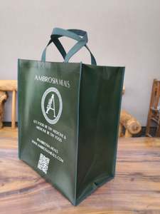 Free Sample Manufacturers Customized Non-Woven Coated Bag Non-Woven Bags Wholesale Shopping Bags Tote Custom Printing Logo - Product Image 3