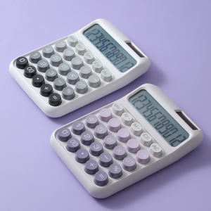 XH832705243102 เครื่องคิดเลขพลังงานแสงอาทิตย์ จอ LCD สีขาว พลาสติก สำหรับสำนักงาน นักเรียน การเงิน การบัญชี - Product Image 4