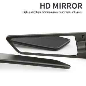 <span class=keywords><strong>Accessori</strong></span> e Ricambi per <span class=keywords><strong>Moto</strong></span> Specchietto Retrovisore Laterale Sportivo Universale Stile Spoiler in Alluminio CNC 8mm 10mm - Product Image 4