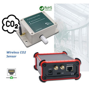 Capteur de CO2 sans fil industriel RF, dispositif de mesure multi-capteurs de CO2, capteur de dioxyde de carbone étanche, alarme de capteur de CO2, capteur de CO2 Zigbee - Product Image 2