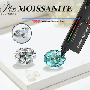 모든 색상 4x6-8x12mm 유럽 컷 타원형 컷 느슨한 모사니타 다이아몬드 테스트 DIY 비즈 만들기 보석에 대한 긍정적 인 GRA 매력 - Product Image 3