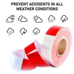 <span class=keywords><strong>Cinta</strong></span> <span class=keywords><strong>Reflectante</strong></span> de Vinilo PET DOT C2, Adhesivo de Seguridad <span class=keywords><strong>Reflectante</strong></span> Rojo y Blanco, <span class=keywords><strong>Cinta</strong></span> <span class=keywords><strong>Reflectante</strong></span> Microprismática <span class=keywords><strong>para</strong></span> Vehículos, <span class=keywords><strong>para</strong></span> <span class=keywords><strong>Camiones</strong></span> - Product Image 2