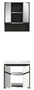 Set da bagno modello Premium Design tedesco X82A9B07 mobile da bagno di lusso con lavandino eleganti mobili da bagno - Product Image 5
