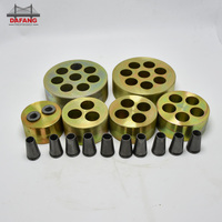 Assemblages d'ancrage actifs à 2-55 trous, tête d'ancrage ronde de 0,6 po (15,24 mm), ancrage à coin précontraint pour post-tensionnement de câbles