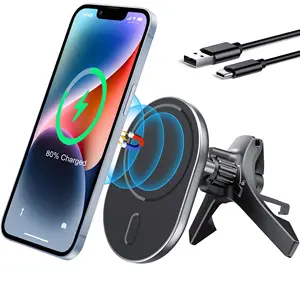 Factory Directly Wholesale Car Wireless Charger Qi 15w Fast Air Vent Phone Holder Car Wireless Charger