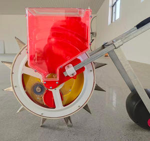 Semoir de précision multifonctionnel, machine à planter, rouleau poussé à la main pour le maïs, les arachides, le soja, intégré à un distributeur d'<span class=keywords><strong>engrais</strong></span> - Product Image 5