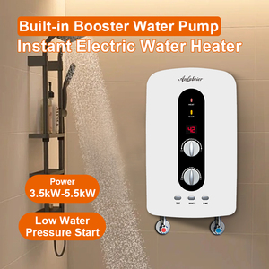 Calentador de Agua Eléctrico Instantáneo de Ahorro de Energía con Bomba de Presión Integrada y Operación Precisa con Doble Perilla para el Hogar - Product Image 5
