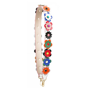 Meetee B-S051 105cm Accessori per Borse Tracolla Lunga Colorata alla Moda Nuovi Modelli con Fiori Cinghia Larga in <span class=keywords><strong>Pelle</strong></span> per Borse - Product Image 4