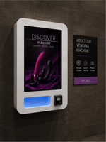 Distributeur automatique mural intelligent de collations et de boissons, 22 pouces, à écran tactile, à monnayeur, en métal, multi-SDK, pour bureaux, halls d'accueil et commerces de détail