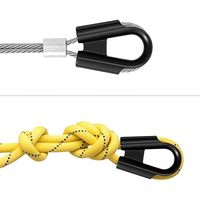 Protector de Cable de Acero Inoxidable 304, Resistente, para Aparejos Marinos y Elevación en Exteriores
