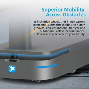 <span class=keywords><strong>Robot</strong></span> AMR de manutention autonome avec navigation LiDAR SLAM et évitement d'obstacles, capacité de charge de 300 kg, pour la logistique en usine et entrepôt - Product Image 6