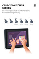 Monitor de Pantalla Táctil Resistente de 15 Pulgadas, Amplio Rango de Temperatura de Funcionamiento, Pantalla Industrial Resistente a Impactos para Diversos Escenarios