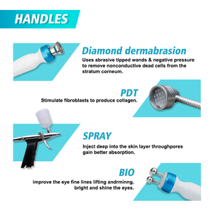 Fabricant professionnel de machine d'hydrodermabrasion, machine d'hydrodermabrasion à jet d'<span class=keywords><strong>oxygène</strong></span>, soin de la peau, aqua peel, machine de beauté hydro - Product Image 3