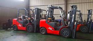 Carretilla elevadora a gasolina HELI 2,5 T <span class=keywords><strong>3T</strong></span> LPG y Gas CPQD25 CPQYD25 CPQ25 CPQYD30 <span class=keywords><strong>CPQD30</strong></span> con altura de elevación de 3 etapas 4,5 m - Product Image 2