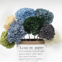 Arrangements de fleurs d'hortensia stabilisées pour la décoration de la maison et des restaurants – Fleurs séchées pour Noël, la remise des diplômes, la Saint-Valentin – Approvisionnement en gros éternel