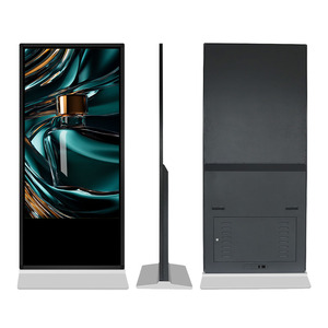 Tùy chỉnh thiết kế quảng cáo <span class=keywords><strong>Standee</strong></span> Màn hình <span class=keywords><strong>kiosk</strong></span> có sẵn trong 43 "50" 55 "65 inch Kích thước hiệu quả thang máy quảng cáo hiển thị - Product Image 1