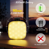 Lampe à selfie magnétique avec miroir pour iPhone et Android, lumière LED rechargeable, pliable, portable, pour vlog, maquillage, enregistrement vidéo